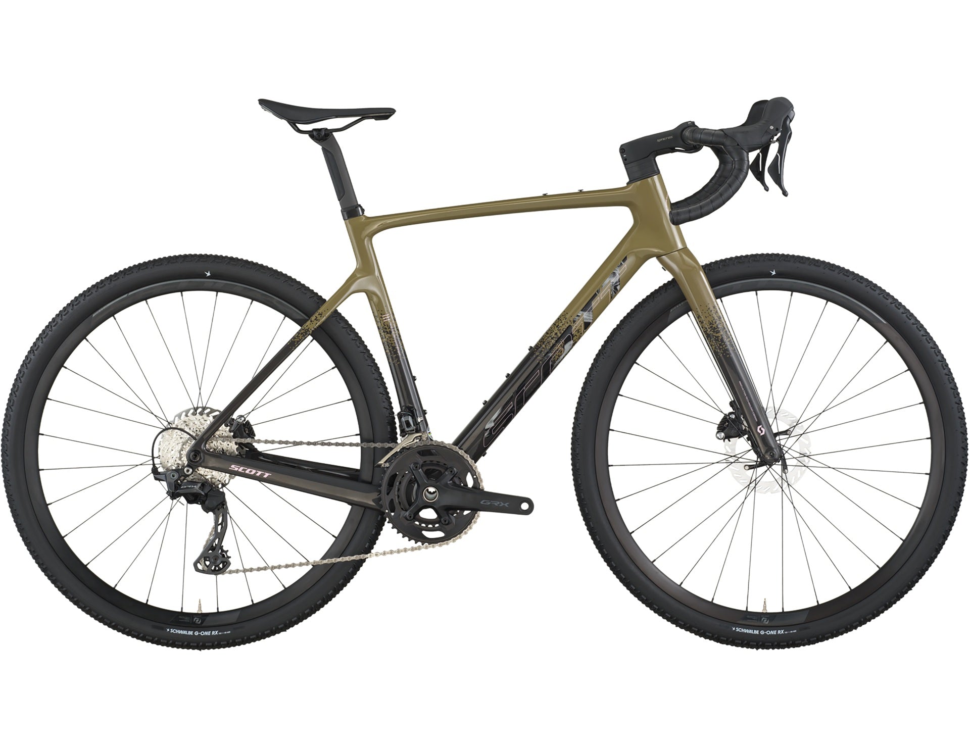 Scott Addict Gravel 40 2026 kaki green/carbon black