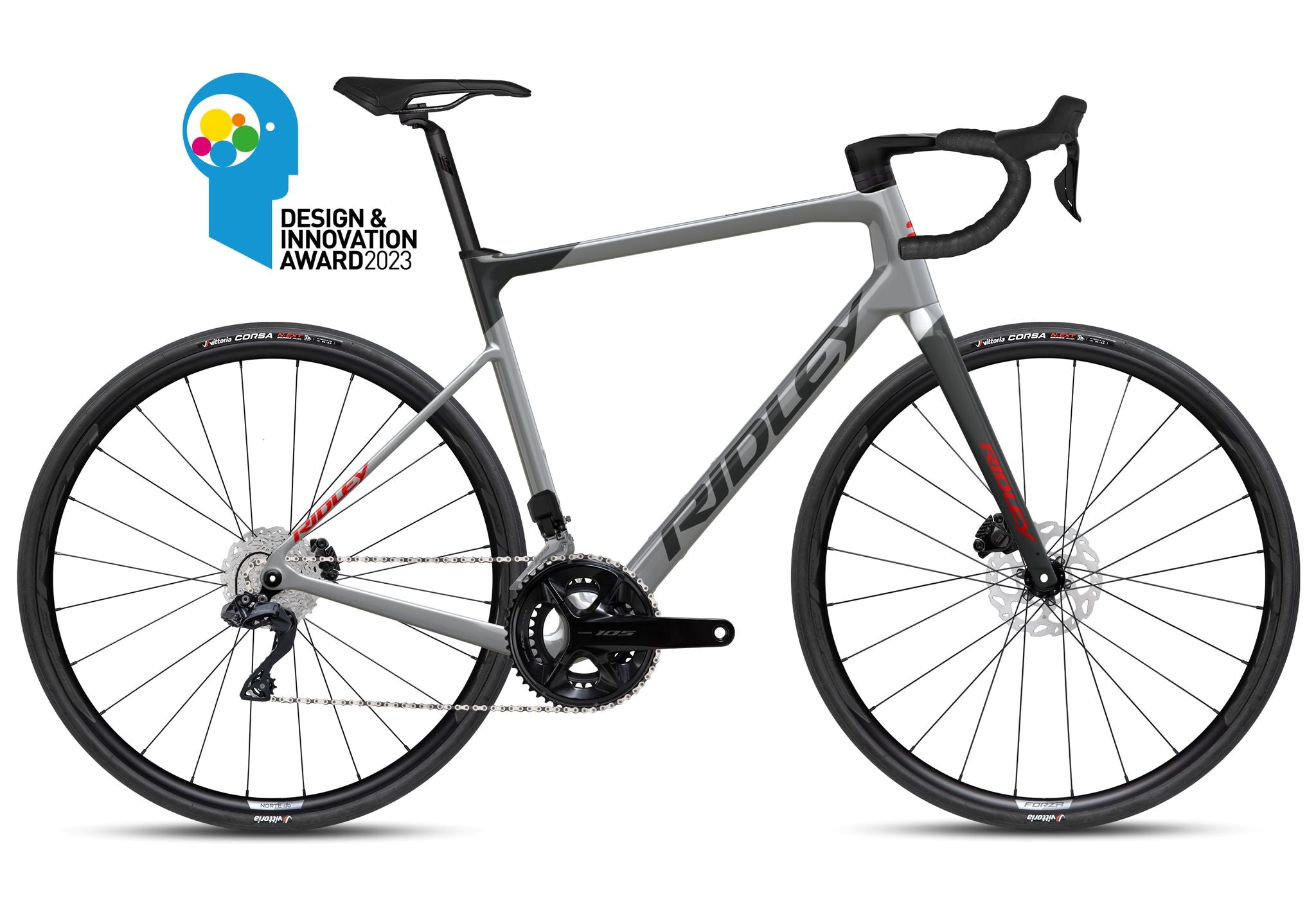 Ridley GRIFN 105 Di2 2023 grau/grau L