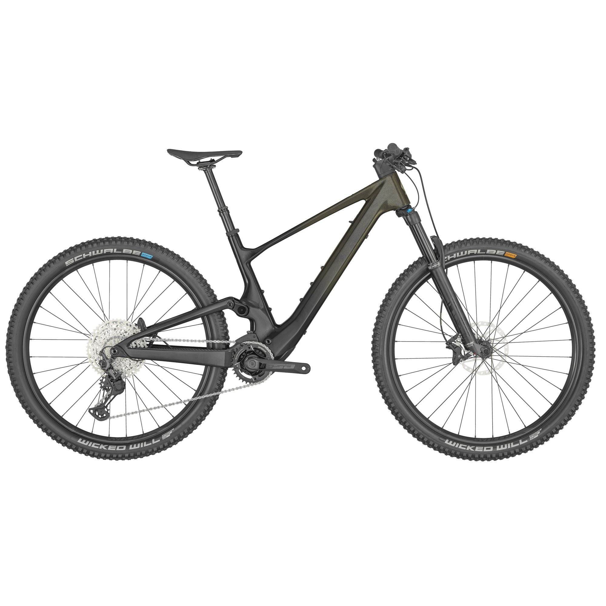 Scott Lumen eRide 910 2024 raw carbon/yellow flakes XL