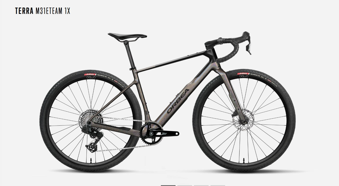 Orbea Terra M31e Team 2026 custom galactic rainbow/black XL