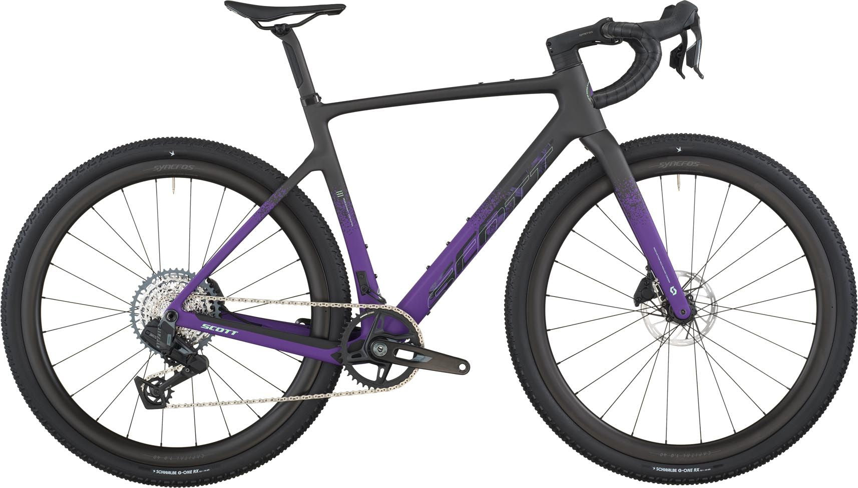 Scott Addict Gravel 20 2026 carbon black/indigo purple M