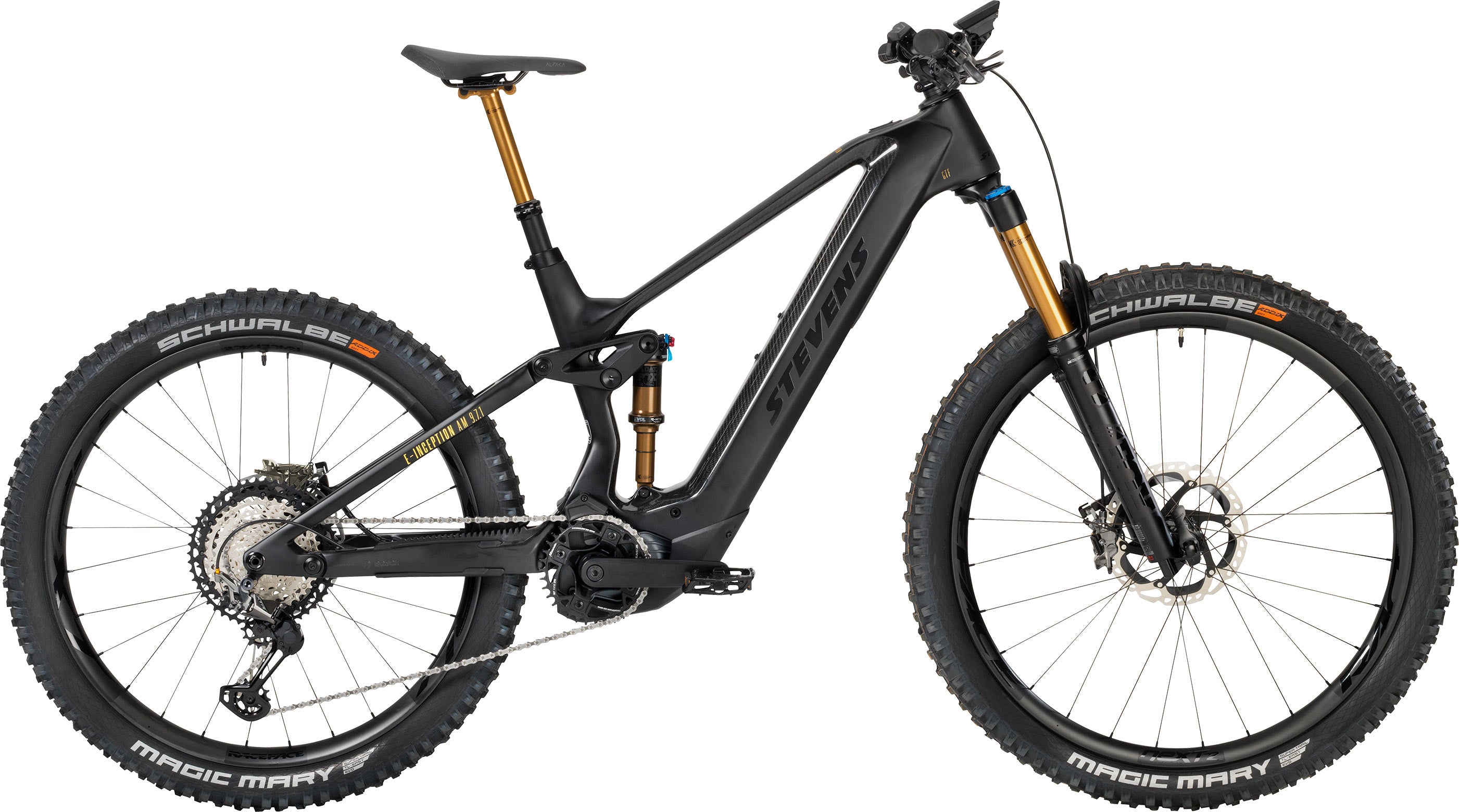 Stevens E-Inception AM 9.7.1 GTF Gen1 2025 stealth black M (18")