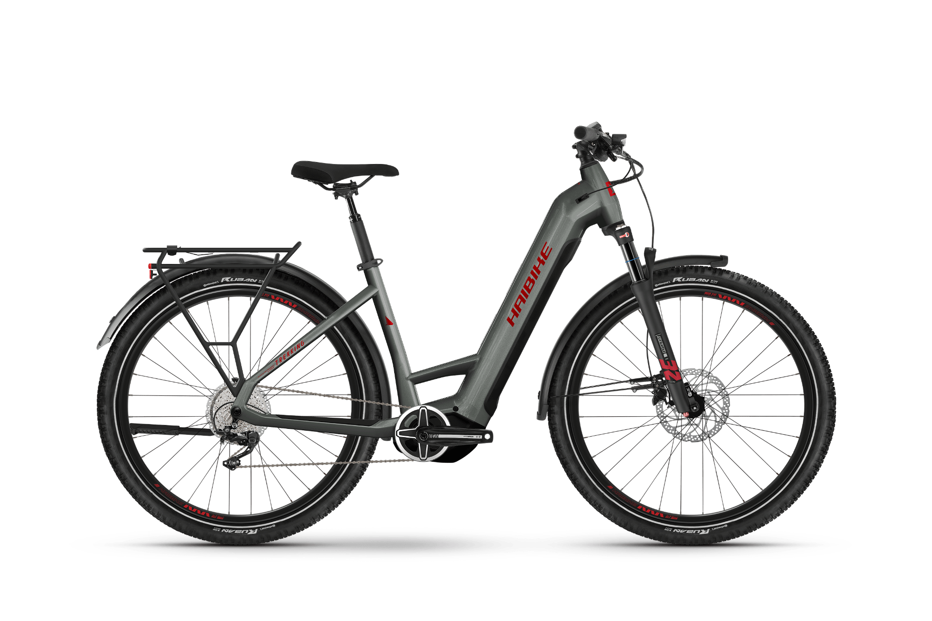 Haibike Trekking 5 2025 Low olive/red M
