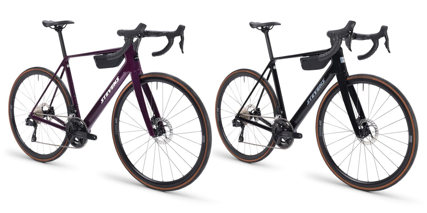 Stevens Izoard 105 Di2 in zwei verschiedenen Farben