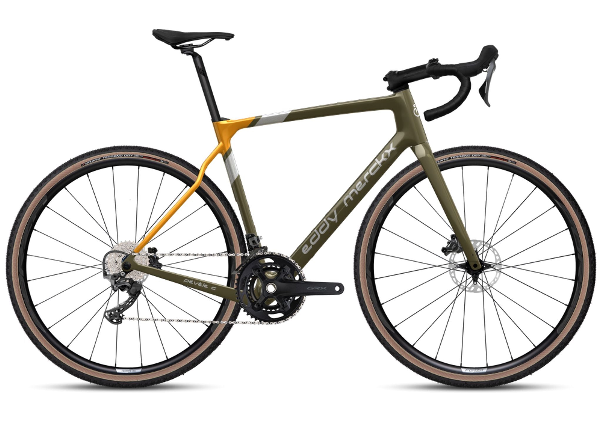 Eddy Merckx Pévèle Carbon GRX 800 (2x12) camouflage green